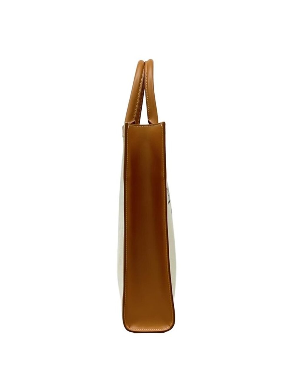 Celine Tote Small Vertical Cabas Ivory Brown Leather - Picture 2 of 15